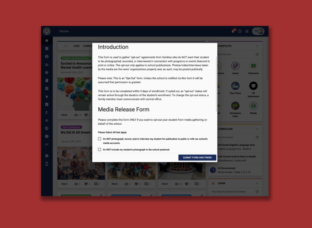 Media Release Form