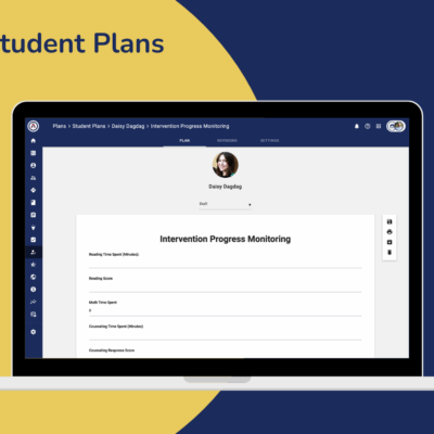 Intervention Progress Monitoring Student Plan